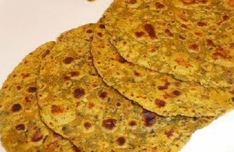 Gluten Free-Spicy Methi (Fenugreek) Pancakes